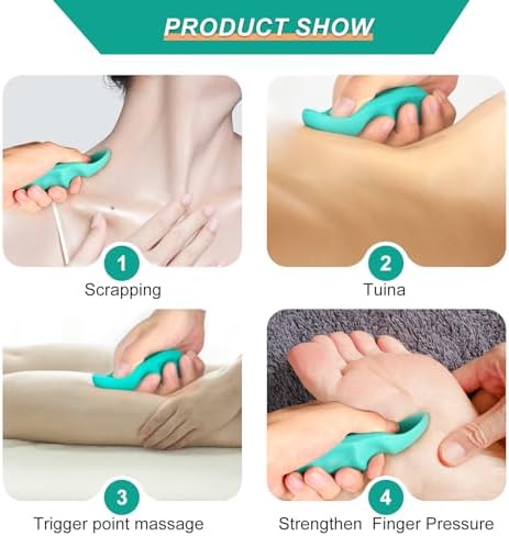 Trigger Point Massage Tool Set, 3 Pack Manual Body Massagers - Image 4