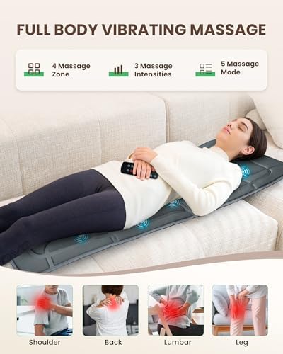 Heycool Full Body Massage Mat with Heat, Gift Men Women - Image 2