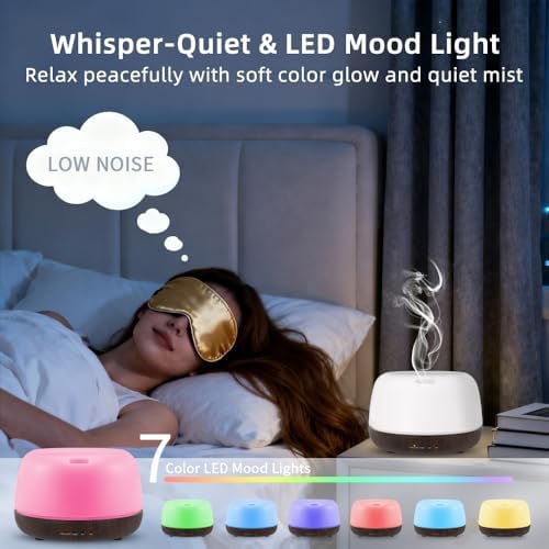 300ml Essential Oil Diffuser with Remote and Timer - Image 3