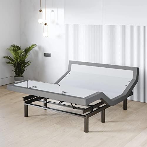 Sven & Son Harmony Adjustable Bed Base, Head and Foot Lift, Massage, Under-Bed Lights, USB, Memory, Zero Gravity Smart Frame - Queen by Unknown