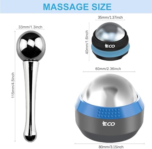 iECO Massage Ice Roller Ball Cold & Heat Therapy Plantar Fasciitis Roller - Image 7
