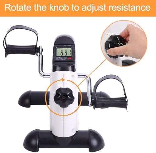 Pedal Exerciser Under Desk Exercise Bike for Leg and Arm Cycling and Recovery Exercise - Image 3