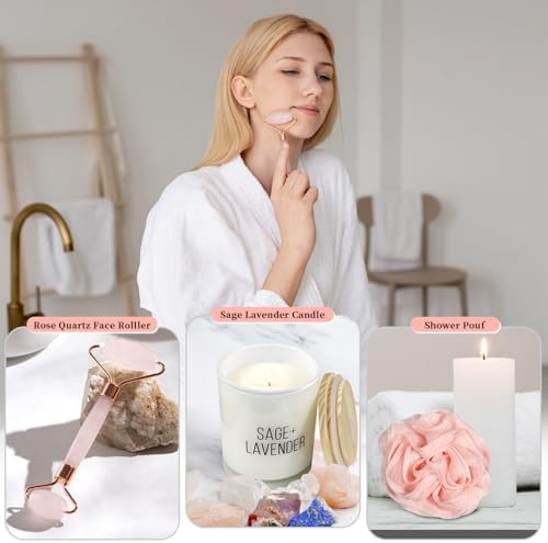 my novel things Birthday Gifts for Women Spa Robe and Slippers Set Kit - Image 4