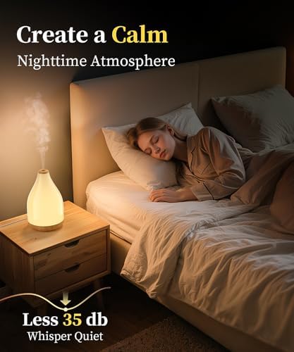 Waterdrop Essential Oil Diffuser, Modern Aroma Diffusers for Home - Image 5