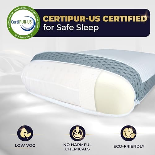 Royal Therapy Memory Foam Pillow, King Neck Pain Relief, for Neck and Shoulder Pain, Neck, Side Sleeper, Cervical Pillow, - Image 5
