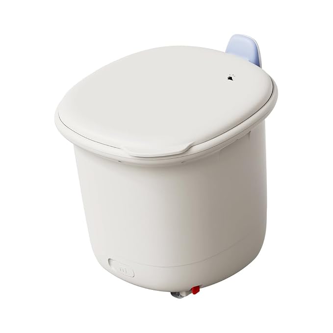 11.5-inch Foot Spa with Four Detachable Electric Massage Turntables, Featuring Circular Water Column Surfing Technology, Built-in Timer, and Intelligent Water Temperature Control by beici