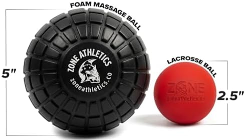 Zone Deep Tissue Massage Ball – Trigger Point Therapy, Myofascial Release, Muscle Recovery, Mobility Tool – Massage Ball & Lacrosse Ball Set (Set) - Image 4