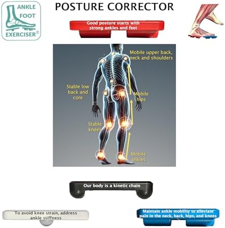 Ankle Foot Exerciser® Ankle Strengthener for ankle sprain relief, Foot Strengthener for plantar fasciitis; Ankle mobility, Posture corrector, Proprioception - Image 6