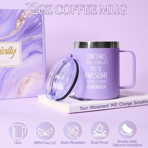 Lavender Spa Gift Baskets for Women - 10 Pcs Happy Birthday Gifts for Women, Unique Relaxation Spa Gift Christmas Ideas Relaxing, Valentine's Day Self-Care Gift Basket for Mom, Wife, Girlfriend - Image 4