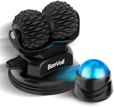 Roller Massage Ball Set for Myofascial Release,Muscles Deep Tissue Massage,Lymphatic Drainage,Wall Mountable Suction Cup for Trigger Point Therapy,Reduce Back Pain and Every Part of The Body by Unknown