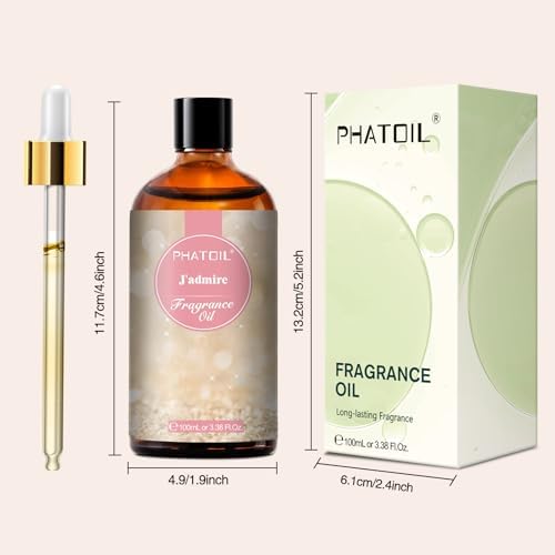 PHATOIL J'admire Fragrance Oil for Diffuser, Aromatherapy 3.38FL.OZ - Image 2