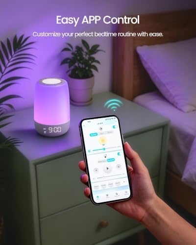 Glocusent White Noise Sound Machine for Sleep, 45 Sleep Sounds - Image 5
