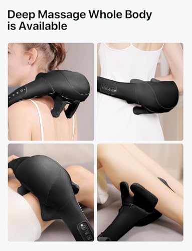 MASGRE Shiatsu Neck and Shoulder Massager, Cordless Back Massager with Heat - Image 3