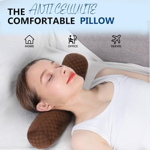 Neck Roll Pillow,Cervical Neck Pillow Bolster Pillow for Sleeping - Image 3