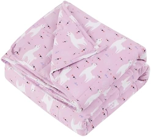 Weighted Blanket - 10 lbs Purple Alpaca Heavy Blanket - Small Size Breathable Lap Blanket(41"x60", 10 lbs) - Image 6