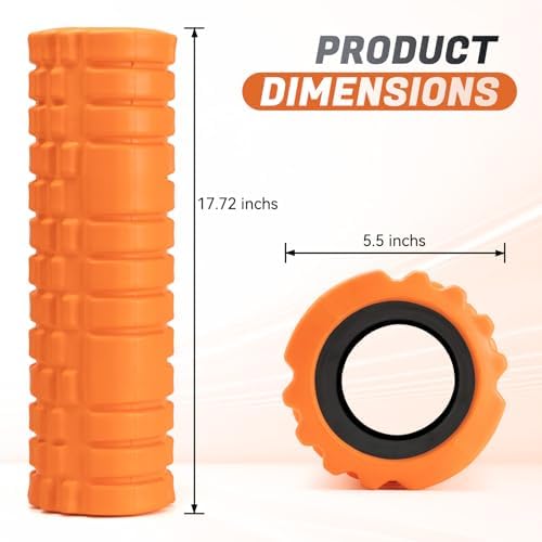 Foam Roller for Deep Tissue Massager, Patented Exercise Roller - Image 2