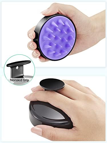 HEETA Scalp Massager Hair Growth Scrubber for Dandruff Removal Hair Care - Image 2