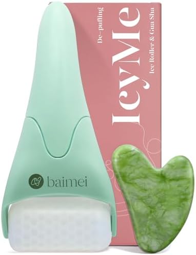 BAIMEI IcyMe Ice Roller and Gua Sha Facial Tools Reduces Puffiness by BAIMEI