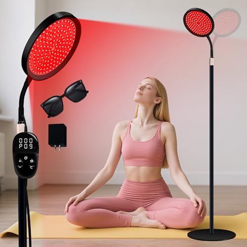 LanSuper Red Light Therapy for Face & Body, Red Infrared Light Therapy Lamp by LanSuper