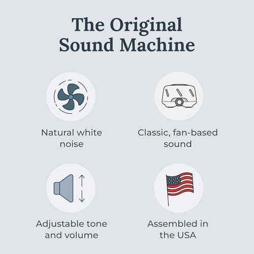 Yogasleep Dohm (2 Pack White/Gray) The Original White Noise Machine, Relaxing Natural Sound from a Real Fan, Sleep Aid & Noise Cancelling for Adults & Baby, Office Privacy & Meditation, Baby Registry - Image 2