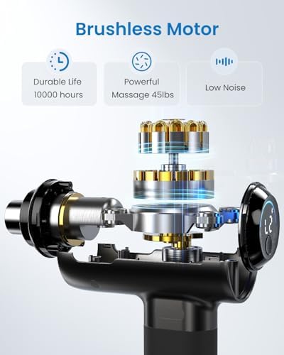 RENPHO Active+ Massage Gun, App-Controlled Guided Courses, Bluetooth - Image 4