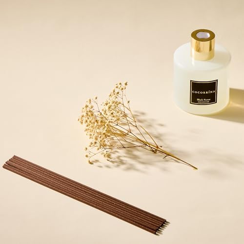 COCORRÍNA Reed Diffuser - Black Forest 17 Fl.oz Reed Diffuser with 8 Sticks Scented Diffuser with Preserved Flowers for Bathroom Home Decor - Image 6