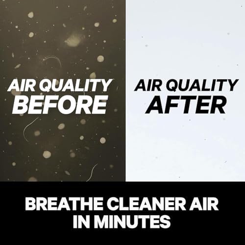 PuroAir 130 HEPA Air Purifiers for Home Pets - Covers Up To 600 Sq Ft - Filters Up To 99.9% of Pollutants, Smoke, Pollen, Dust - Quiet HEPA Air Filter - Air Purifiers for Bedroom - Image 6