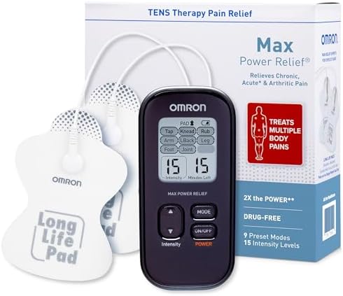 Omron Max Power Relief TENS Unit Muscle Stimulator by Omron