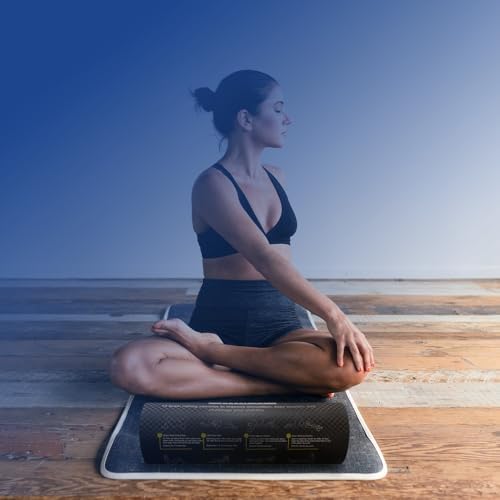 Foam Roller with Printed Exercises, 17.7'' x 6'' Lightweight EPE/PE - Image 4