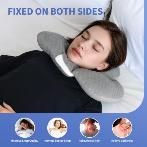2-Layer Neck Pillow for Office, Recliner & Car -Breathable,Washable - Image 4