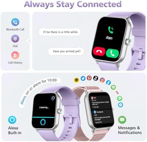 Smart Watch for Android Phones & iPhones, Fitness Watches for Women Men - Image 4