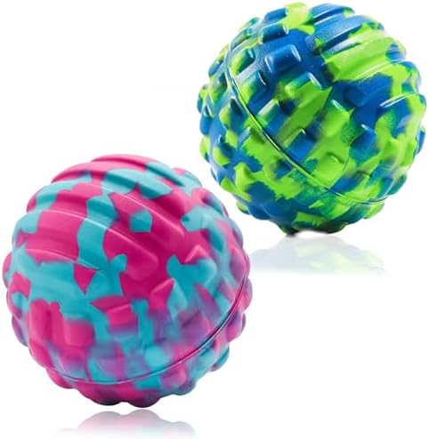 Deep Tissue Massage Ball for Exercise & Recovery - SGS Certification-Targets Back, Shoulder, Legs&Feet-Relieves Muscle Knots, Joint Pain&Tightness, Pressure Point Therapy- Myofascial Release Ball Set by -Movementislife-