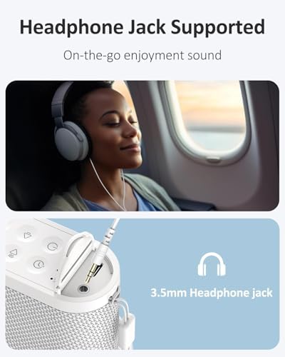 Portable Travel Sound Machine White Noise Machine for Sleeping : Super Long-Lasting & Rechargeable Battery, Headphone Jack, 21 Sounds, Noise Canceling for Office Privacy, Home, Adults, Baby, Gift - Image 4