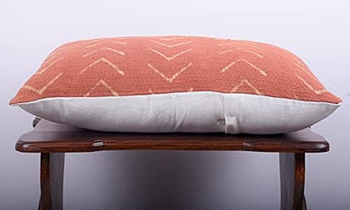 Trade Star 100% Cotton Throw Pillow Cover Farmhouse Lumbar Cushion Cover Tribal Pillow Shams Mudcloth Ethnic for Bedroom (Rust Phoenix 14X22 INCHES) - Image 3