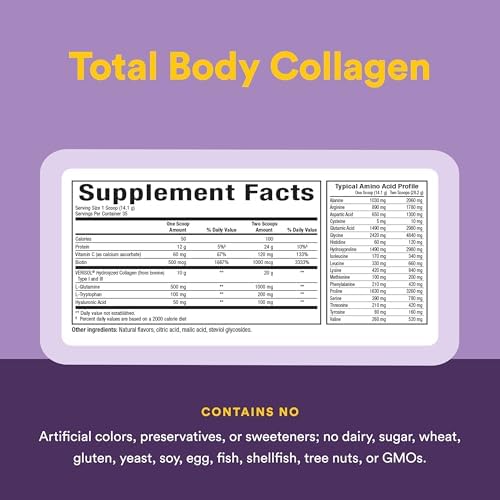 Natural Factors Total Body Collagen, Pomegranate, 500 g (38 Servings) - Image 4