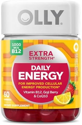 OLLY Muscle Recovery Sleep Gummies, Sleep and Sore Muscle Support, 3mg Melatonin & Extra Strength Daily Energy Gummy, Caffeine Free, 1000mcg Vitamin B12, CoQ10, Goji Berry - Image 5