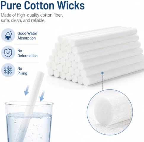Mudder 24 Pcs Humidifier Stick Filter Refill 5.35'' Air Diffuser Pure Wicks - Image 3