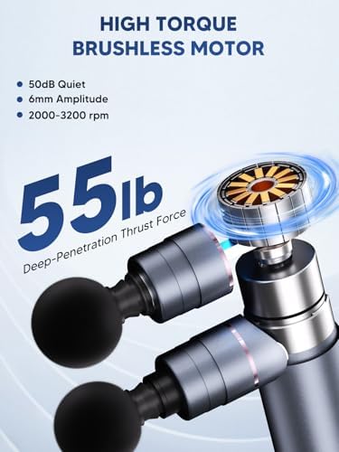 arboleaf Mini Massage Gun Deep Tissue, Portable Percussion Muscle Massager - Image 2