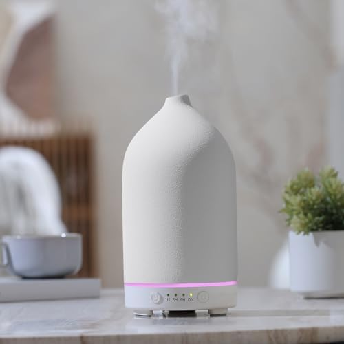 Gooamp 200ML Ceramic Essential Oil Diffuser for Home, Stone Diffuser by Gooamp