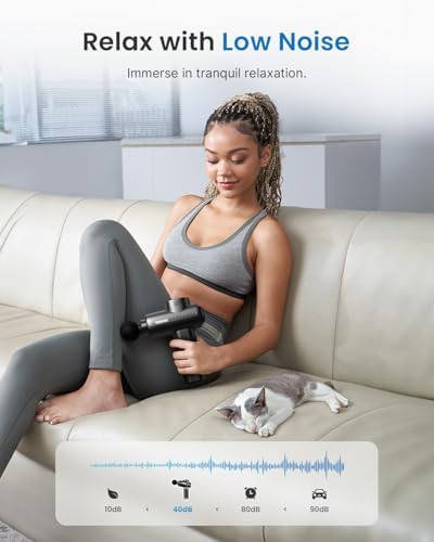 RENPHO Active Massage Gun Deep Tissue, Percussion Handheld Neck Massager - Image 6