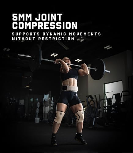 Gymreapers 5MM Knee Sleeves for Weightlifting, Squats, Powerlifting, and Functional Training – Compression Knee Support for Men & Women – Joint Protection & Recovery – Pair - Image 3