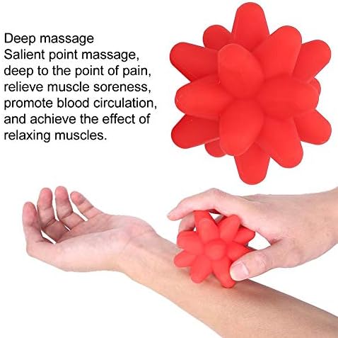 Brrnoo Silicone Massage Ball, Ball for Trigger Point Massage - Deep Tissue Massager for Myofascial Release - Mobility Ball for Exercise & Recovery, Foot Acupoint Trigger Point Massage - Image 2