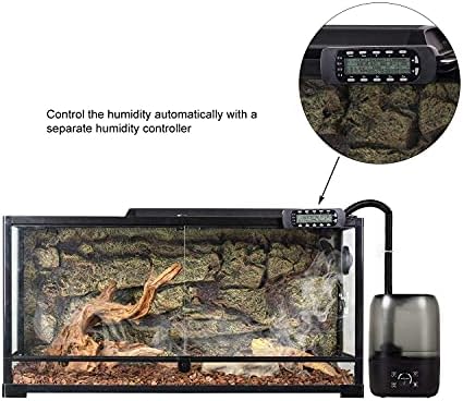 REPTI ZOO 4L Reptile Fogger Mister Tank, Terrariums Digital Tank Timing Humidifier Smart Touch Screen Adjustable Fogger for Reptiles Amphibians Herps - Image 2