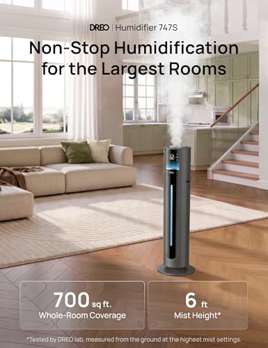 DREO 11L Smart Humidifier 747S Large Room 700 ft², 100H Runtime, 21dB Quiet - Image 2