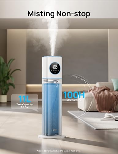 DREO 11L Smart Humidifier Large Room 700 ft², Humidifiers for Bedroom, 100H - Image 3