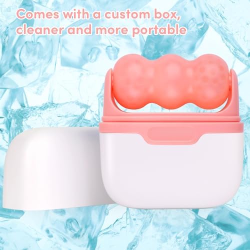 Fronnor Ice Roller for Face,Eyes,Cooling to Tighten Brighten Complexion, Soothing Skin Care Tool, Massager Under Eye Puffiness,Gift for Women - Image 4