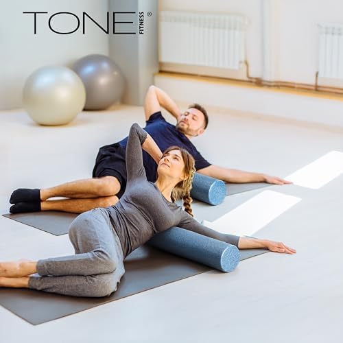 Tone Fitness High Density EPP Foam Exercise Foam Roller for Yoga, Pilates, Stretching, Massage, and Recovery | Multiple Sizes and Colors - Image 6