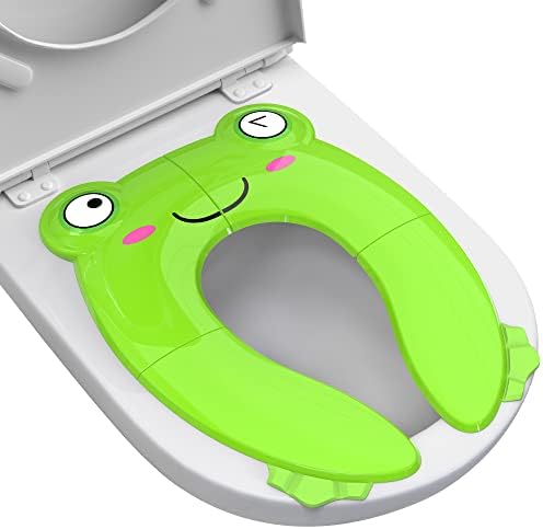 Maliton Foldable Travel Potty Training Seat for Toddlers, Green Frog by Maliton
