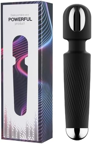 2026 Upgraded Wireless Heating Muscle Massager, 20 Vibration Modes 8 Speed Quiet Portable Full Body Relaxer for Neck Back Leg Arm (Black) by Unknown