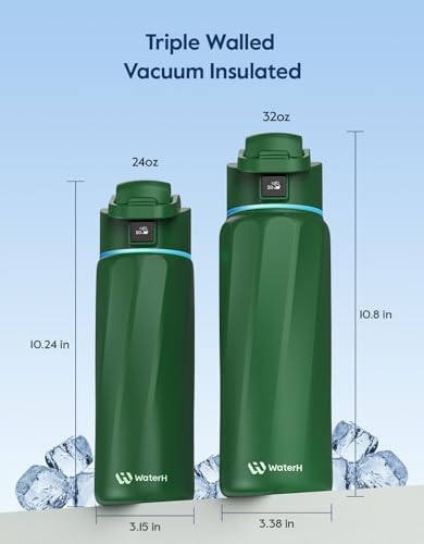 WaterH BOOST Smart Water Bottle Tracker with Reminder to Drink Water, 32oz - Image 5